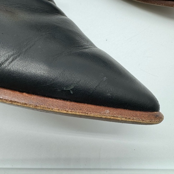 Madewell The Gemma Mule Leather Black 6.5 - Picture 3 of 12